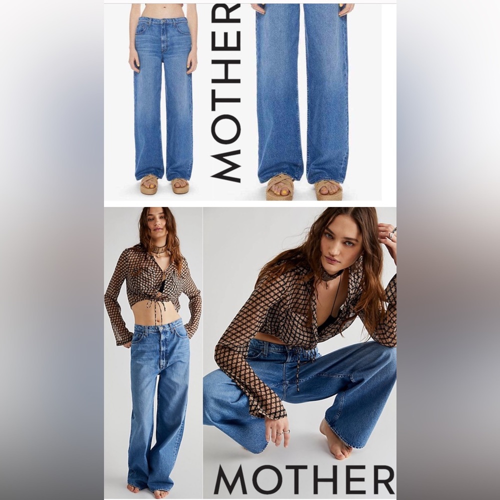 SNACKS! by Mother Denim The Yummy Puddle jeans